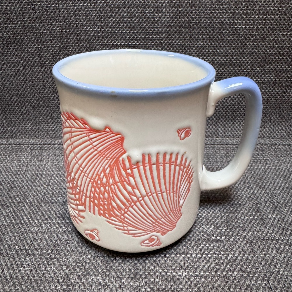 Seashell Japan Mug Cup Vintage Textured
